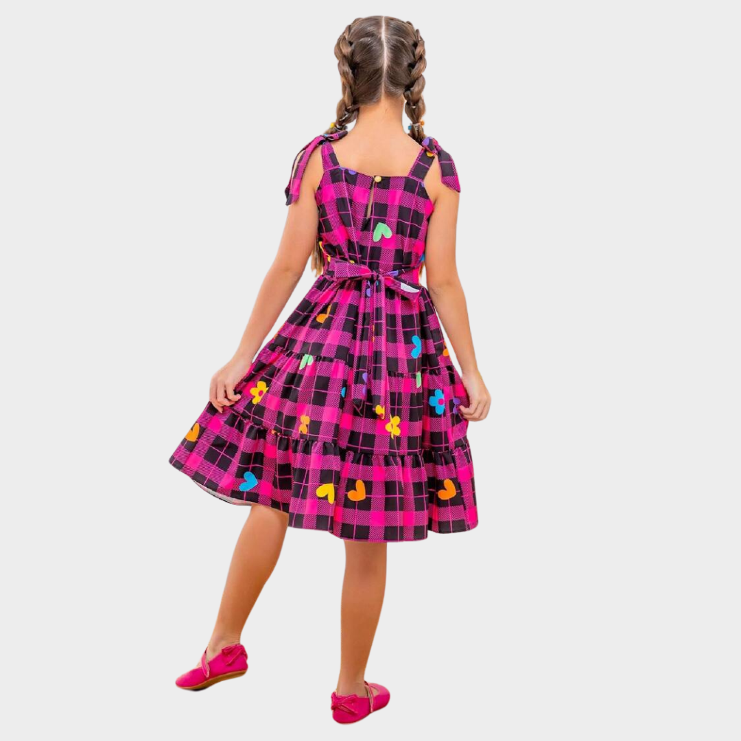 Vestido de Festa Junina Infantil