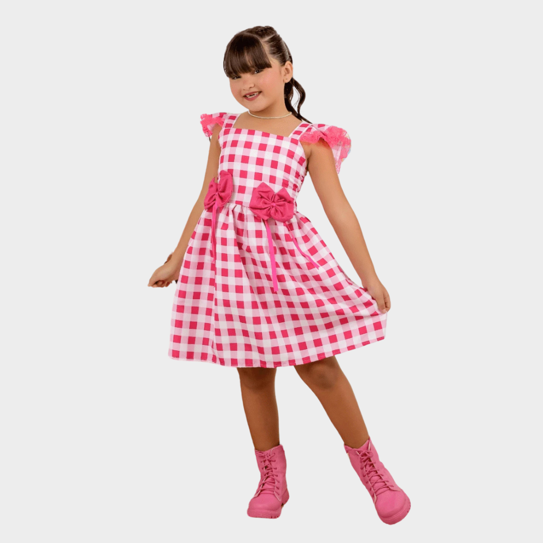 Vestido de Festa Junina Infantil
