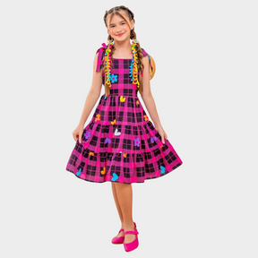 Vestido de Festa Junina Infantil
